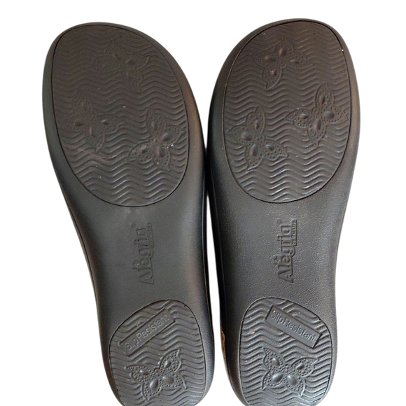 ALEGRIA Kel Leopard Print Patent Flats Women's Size 10 Slip-On Comfort Shoes - Picture 10 of 13